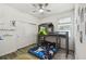 Fun bedroom with unique bunk bed, themed decor, and modern ceiling fan at 292 Spirit Landings Cir, Winter Haven, FL 33880