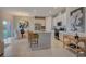 Bright kitchen with granite countertops, stainless steel appliances and center island at 3586 Dahlia Dr, Lake Hamilton, FL 33851