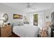 Bright bedroom with slider leading to the outdoors and comfortable furnishings at 396 Newton, Longwood, FL 32779