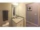 Bathroom featuring tile flooring, a toilet, a towel rack, and a granite countertop vanity at 449 Halter Dr, Apopka, FL 32712