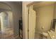 Bathroom featuring tile flooring and a granite countertop vanity at 449 Halter Dr, Apopka, FL 32712