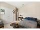 This bedroom is furnished with a bed, an animal terrarium, and a carpet at 449 Halter Dr, Apopka, FL 32712