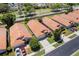 An aerial view showing the property's proximity to the street, garage, and a well-maintained lawn at 5337 Watervista Dr, Orlando, FL 32821