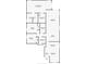 Detailed floor plan showcasing the layout of the primary bedroom, living room, kitchen, and other rooms at 5337 Watervista Dr, Orlando, FL 32821