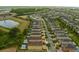 An aerial view shows homes and a highway at 7519 Marker Ave, Kissimmee, FL 34747
