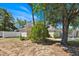 View of the side exterior showing the backyard and fence at 786 Oxford Dr, Davenport, FL 33897
