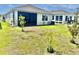 Spacious backyard featuring young trees, offering potential for landscaping and outdoor enjoyment at 7871 Penrose Pl, Wildwood, FL 34785