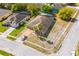 Bird's eye view of a single story home on a corner lot with mature landscaping and a two-car garage at 807 Ayden Oak Ln, Ocoee, FL 34761