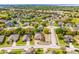 Expansive aerial view of the neighborhood showcasing lush landscaping and well-maintained homes at 807 Ayden Oak Ln, Ocoee, FL 34761