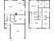 Detailed floor plans show layouts of both first and second stories of the home at 1105 Grand Hammock Ct, Kissimmee, FL 34746