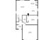 First floor plan showing living room, kitchen, bedroom, bathroom, and garage layout at 1105 Grand Hammock Ct, Kissimmee, FL 34746