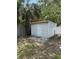 Backyard shed offering convenient storage space for tools and equipment at 1238 Lakecrest Dr, Apopka, FL 32703