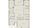 Detailed floor plan showcasing the layout of the main living areas, bedrooms, and three car garage at 15335 Rising View Dr, Montverde, FL 34756