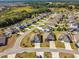 Neighborhood aerial view highlighting well-maintained homes with green lawns and organized street layout at 1816 Forest Glen Dr, Fruitland Park, FL 34731
