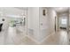 Bright hallway connecting living spaces at 1816 Forest Glen Dr, Fruitland Park, FL 34731