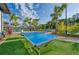 Outdoor recreational area featuring a ping pong table with seating at 3009 Penelope Loop, Kissimmee, FL 34746