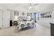 This main bedroom offers a cozy atmosphere with unique decor and plenty of natural light at 3680 Ricky Ln, St Cloud, FL 34772
