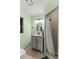 Bathroom featuring a marble vanity, shower and tiled floor at 4021 Hargill Dr, Orlando, FL 32806