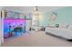 Playful bedroom with bed, lofted desk, and lively decor at 4509 Patricia Ann Ct, Orlando, FL 32839