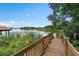 View from wooden dock of lake at 4509 Patricia Ann Ct, Orlando, FL 32839
