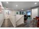 Upstairs loft space with a large screen tv, perfect for a game room and entertaining at 555 Meadow Bend Dr, Davenport, FL 33837