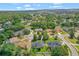 Bird's eye view featuring a quiet neighborhood with lush greenery and well-kept houses at 609 Westview Dr, Minneola, FL 34715