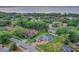 Expansive aerial view of homes in a beautiful community near a lake, surrounded by lush green trees at 609 Westview Dr, Minneola, FL 34715