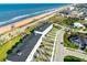 Aerial view of the building near the ocean, showcasing proximity to ocean at 7 Marden Dr, Ormond Beach, FL 32176