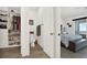 Bathroom and closet featuring tile floors and plenty of storage space at 7 Marden Dr, Ormond Beach, FL 32176