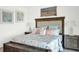 Beautifully appointed bedroom with a comfortable bed, side tables, and lovely decor at 7 Marden Dr, Ormond Beach, FL 32176