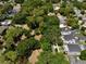 Gorgeous aerial view of the property backing up to Dartmouth Park at 833 Dartmouth St, Orlando, FL 32804