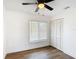 Cozy bedroom with ceiling fan, closet and big window offering lots of light at 857 E Flag Ln, Kissimmee, FL 34759