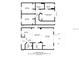 Detailed floor plan showcasing the layout of both floors, including bedroom, bathroom, kitchen, and living areas at 1000 Park Club Dr, Kissimmee, FL 34746