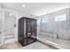 Luxurious bathroom with a modern sauna and walk-in shower at 10196 Bucklow Hill Dr, Orlando, FL 32832