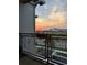 View from a balcony at sunset at 14259 Kellogg Ave, Orlando, FL 32827