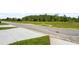 Street view of empty lot with newly laid sidewalk and partial view of house on left of the frame at 14259 Kellogg Ave, Orlando, FL 32827