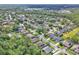 Expansive aerial view of a residential neighborhood with mature trees and well-maintained homes at 1610 River Birch Ave, Oviedo, FL 32765