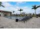 Beautiful community pool with plenty of seating and shade for residents to enjoy on a sunny day at 18964 Rawson St, Orlando, FL 32827