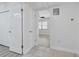 Hallway leading to the bedroom and bathroom at 3204 Amherst Ave, Orlando, FL 32804