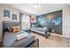 The bedroom features two twin beds, Hogwarts wall art, and themed decor at 5156 Oakbourne Ave, Davenport, FL 33837