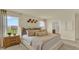 Serene bedroom showcasing a king bed, modern decor, and abundant natural light for a peaceful retreat at 5282 Scrub Mint Ln, Apopka, FL 32712