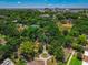 Picturesque aerial view showcasing the park's playground, tennis courts, and ballfields at 604 Cherokee Dr, Orlando, FL 32801