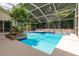 Refreshing pool with a screened-in lanai, ideal for enjoying outdoor living at 812 Silverwood Dr, Lake Mary, FL 32746