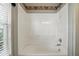Bathroom featuring a white shower and bathtub combo at 826 Bright Meadow Dr, Lake Mary, FL 32746