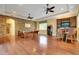Large game room featuring a pool table, a TV, and a full wet bar at 914 Sweetgum Valley Pl, Lake Mary, FL 32746
