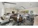 Spacious community lounge area with comfortable seating and contemporary decor at 9567 Meadow Hunt Way, Winter Garden, FL 34787