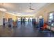 Spacious fitness center with modern exercise equipment and ample natural light at 9820 Bucklow Hill Dr, Orlando, FL 32832