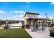 Quaint cantina located by the lake, offering a scenic spot for dining and refreshments at 1010 Sugarberry Trl, Oviedo, FL 32765