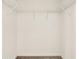 Empty closet with carpeted floor and metal shelving at 112 Overton Gardens Lane, Deland, FL 32724