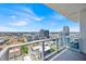 Breathtaking city views from a private balcony with glass railings, perfect for relaxing at 150 E Robinson St # 2408, Orlando, FL 32801